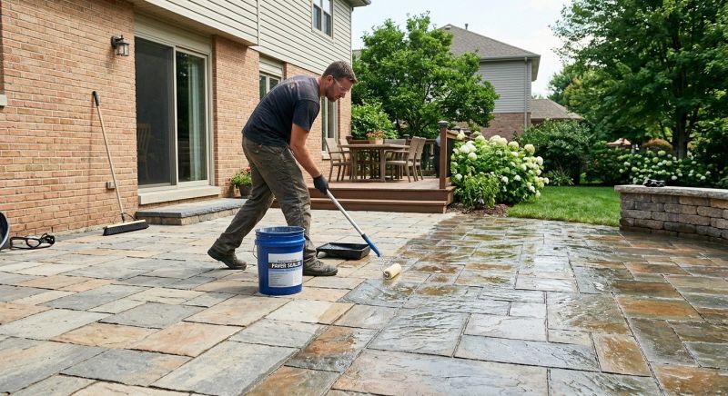 Courtyard Sealing in Puyallup, WA